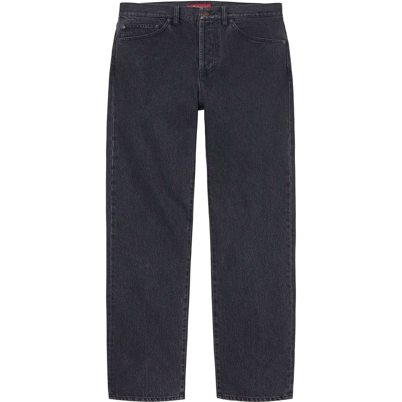 Stone Washed Black Slim Jean view 4